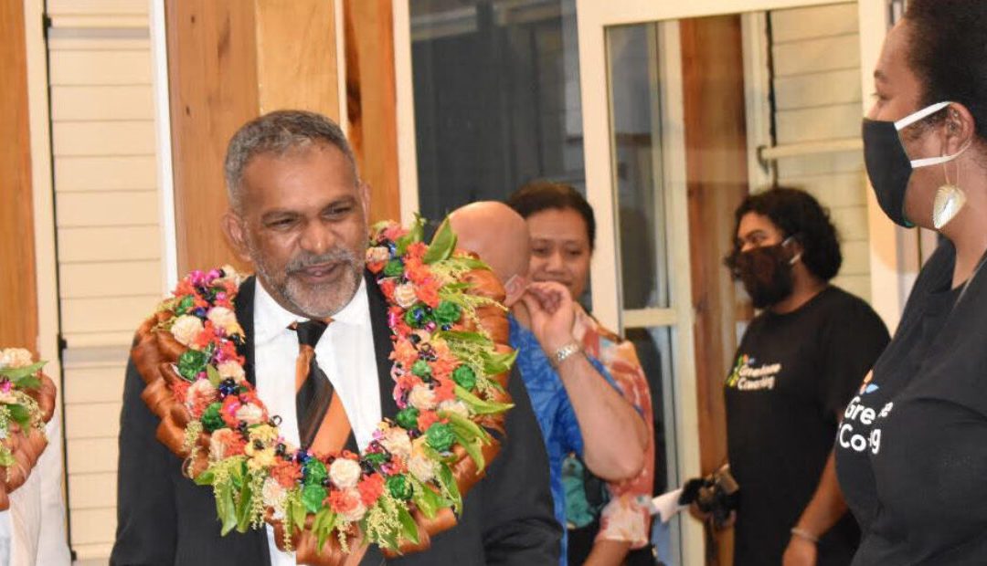 Minister for Commerce, Trade, Tourism and Transport Hon. Faiyaz Koya at The Opening of Greenhouse Co-working